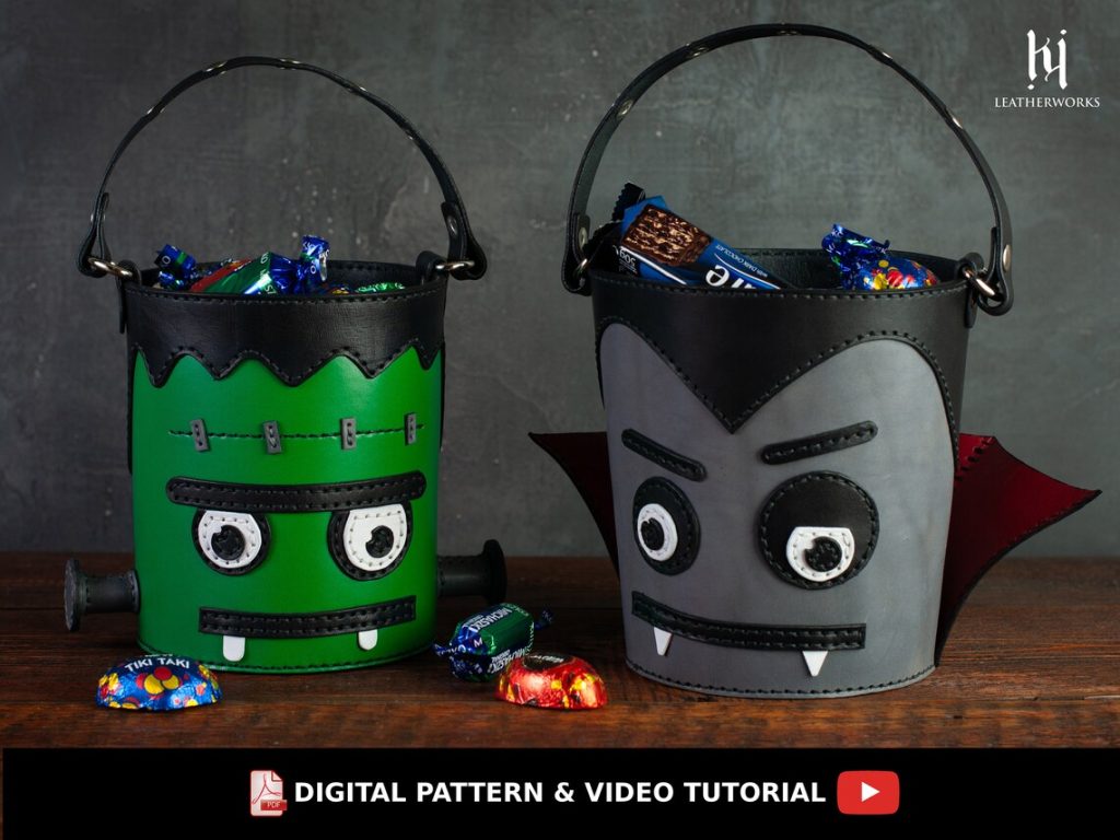 图片[1]-手工皮具图纸 糖果包kw009-皮艺果手工皮具图纸