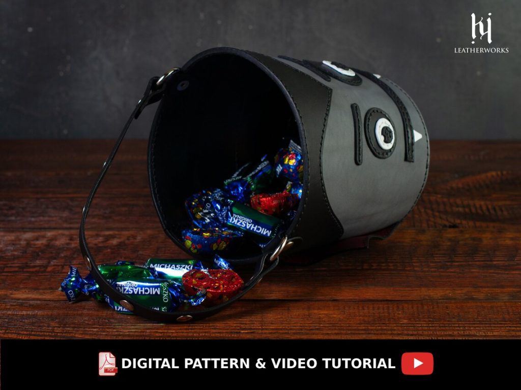 图片[3]-手工皮具图纸 糖果包kw009-皮艺果手工皮具图纸