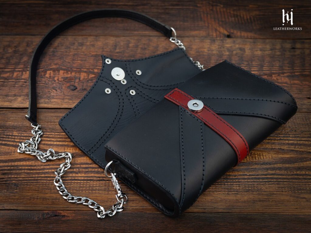 图片[2]-手工皮具图纸 手拿包kw010-皮艺果手工皮具图纸