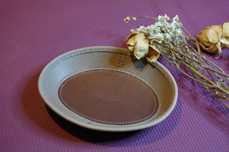 图片[3]-手工皮具图纸 椭圆托盘ls004-皮艺果手工皮具图纸