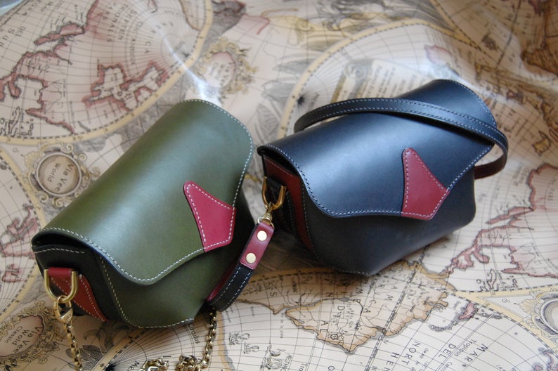 图片[2]-手工皮具图纸 挎包ls007-皮艺果手工皮具图纸