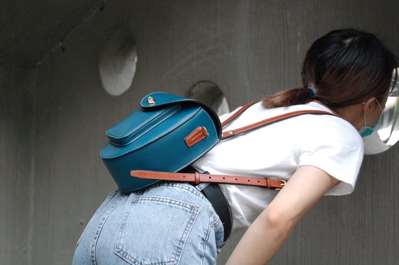 图片[2]-手工皮具图纸 双肩包ls008-皮艺果手工皮具图纸