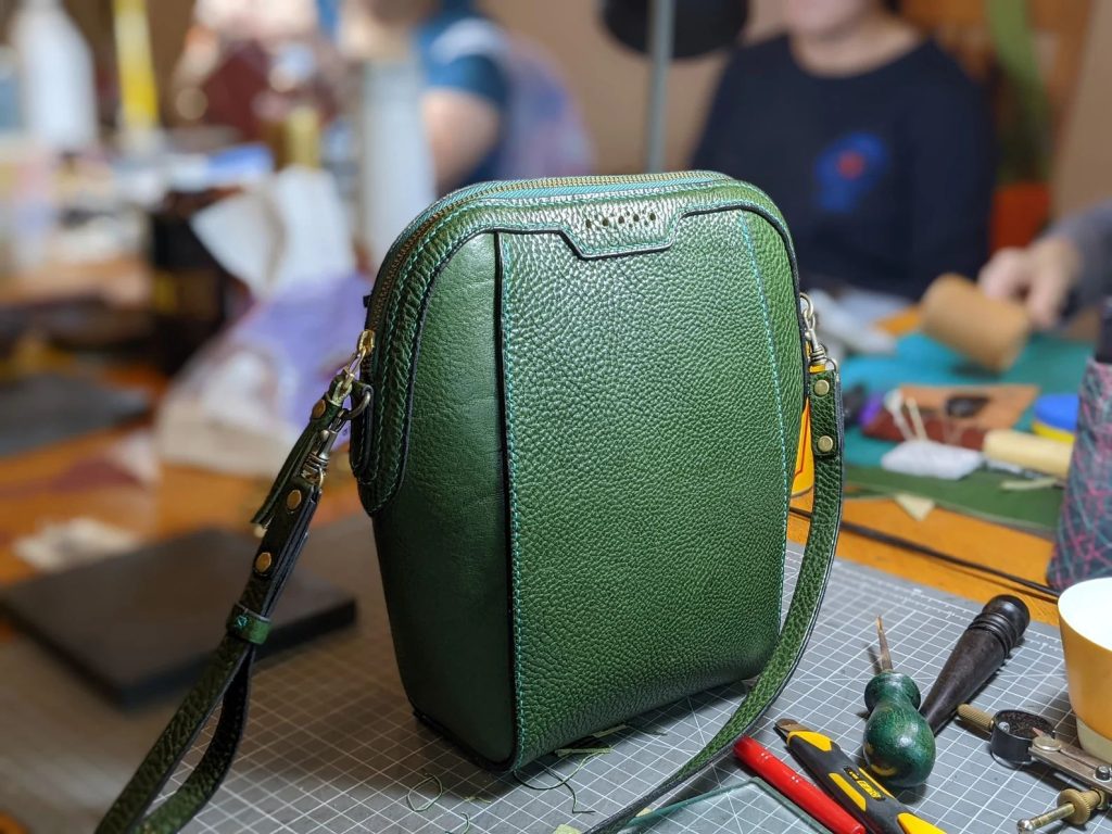 图片[3]-手工皮具图纸 贝壳挎包ls020-皮艺果手工皮具图纸