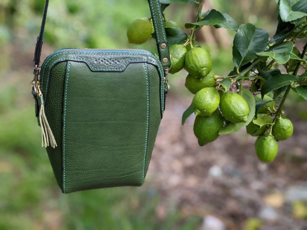 图片[1]-手工皮具图纸 贝壳挎包ls020-皮艺果手工皮具图纸