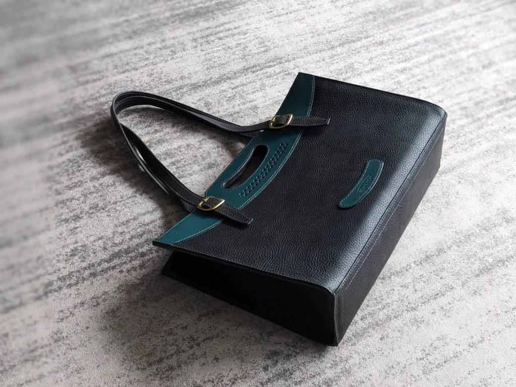 图片[2]-手工皮具图纸 托特包ls022-皮艺果手工皮具图纸