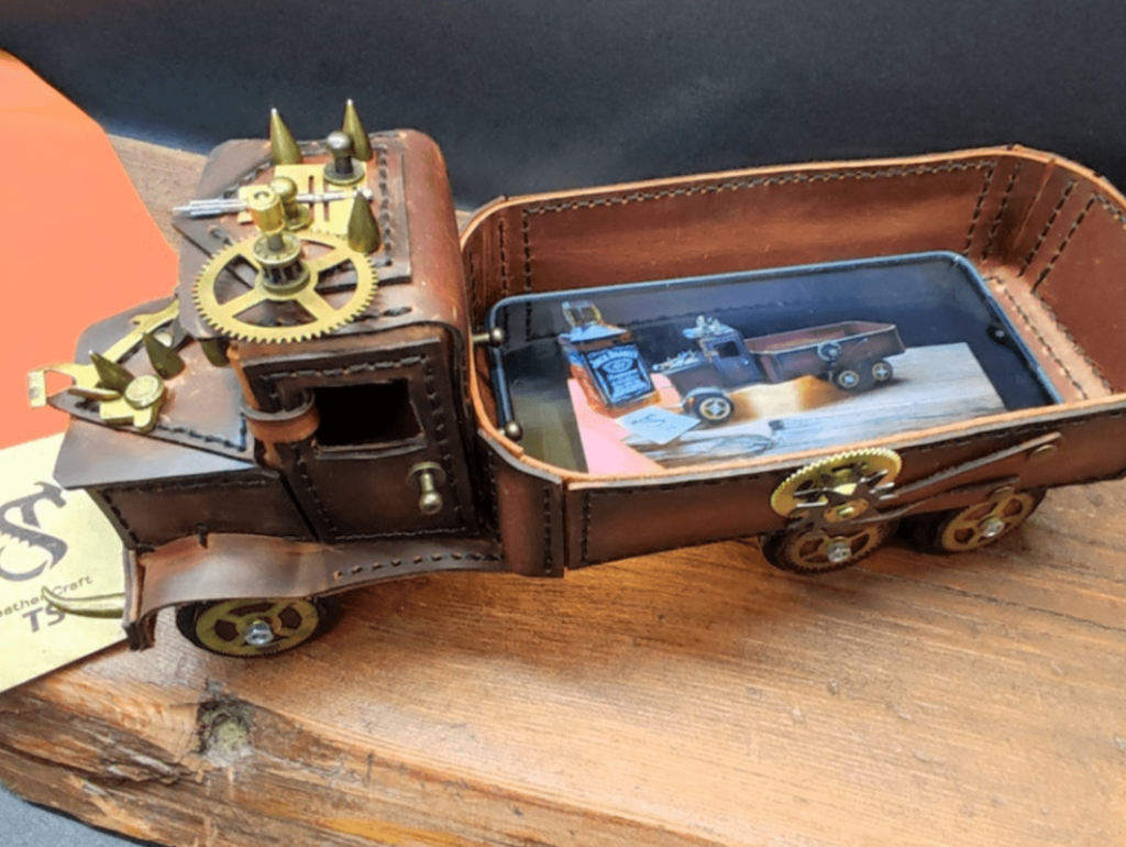 图片[3]-手工皮具图纸 皮卡车ts001-皮艺果手工皮具图纸