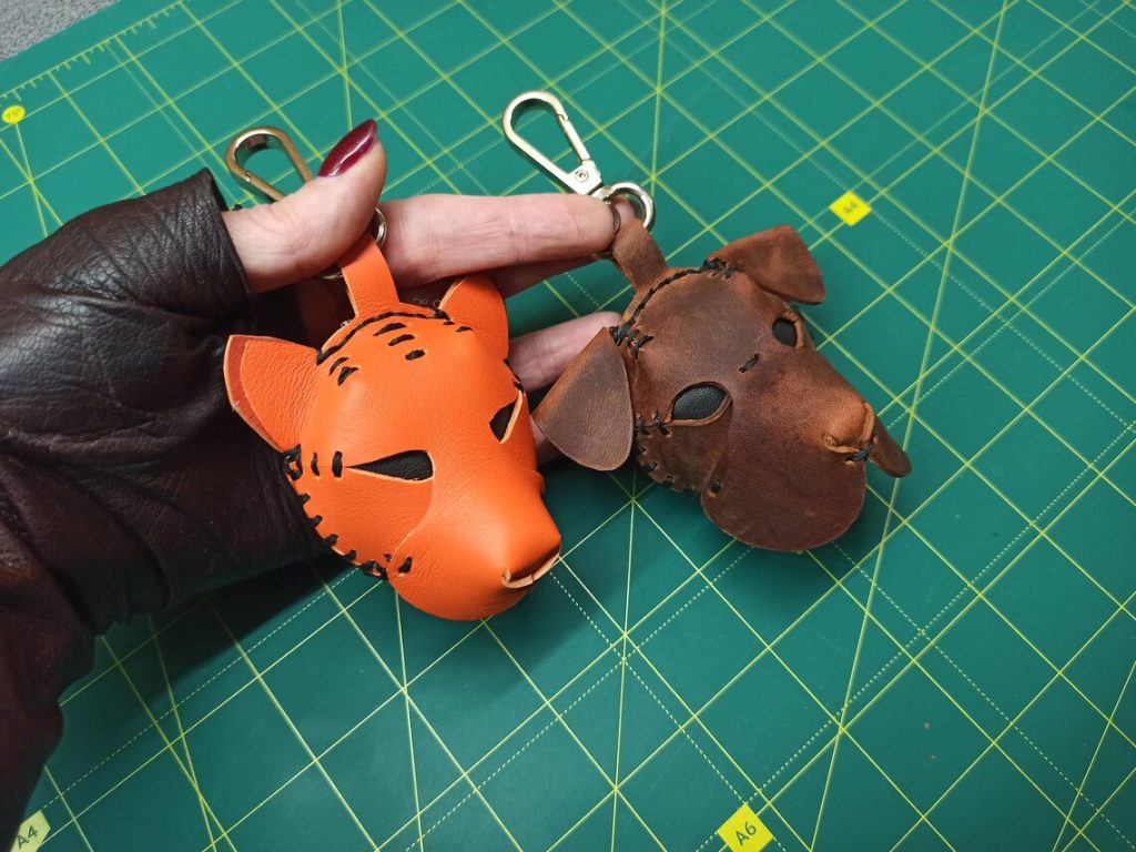 图片[3]-手工皮具图纸 老虎挂件ts002-皮艺果手工皮具图纸