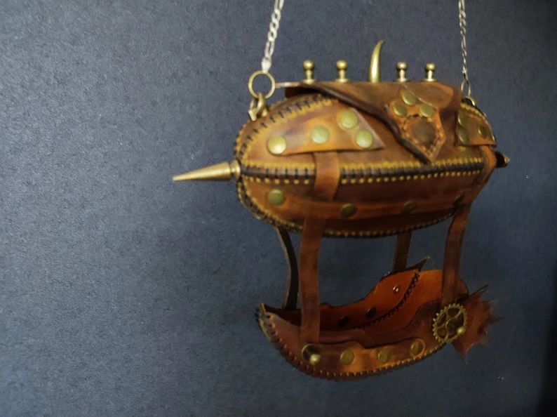 图片[3]-手工皮具图纸 朋克飞艇包ts002-皮艺果手工皮具图纸