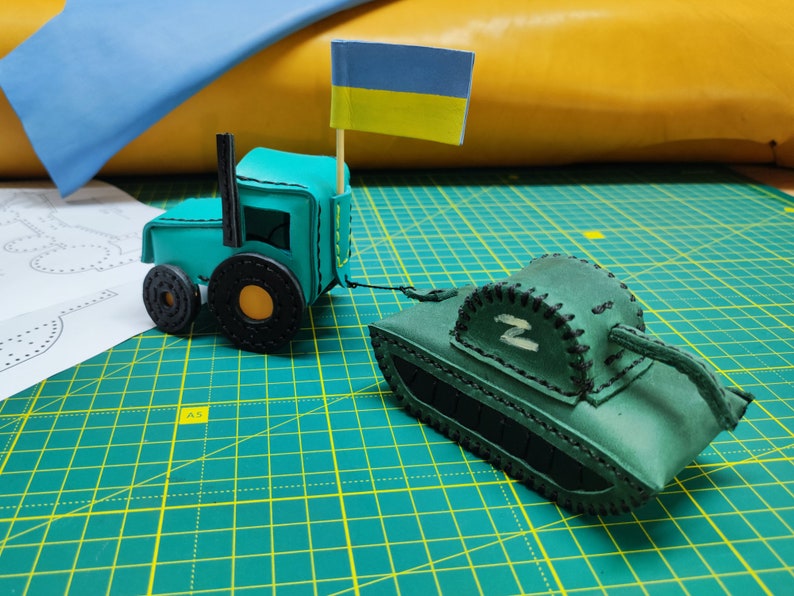 图片[2]-手工皮具图纸 坦克ts010-皮艺果手工皮具图纸