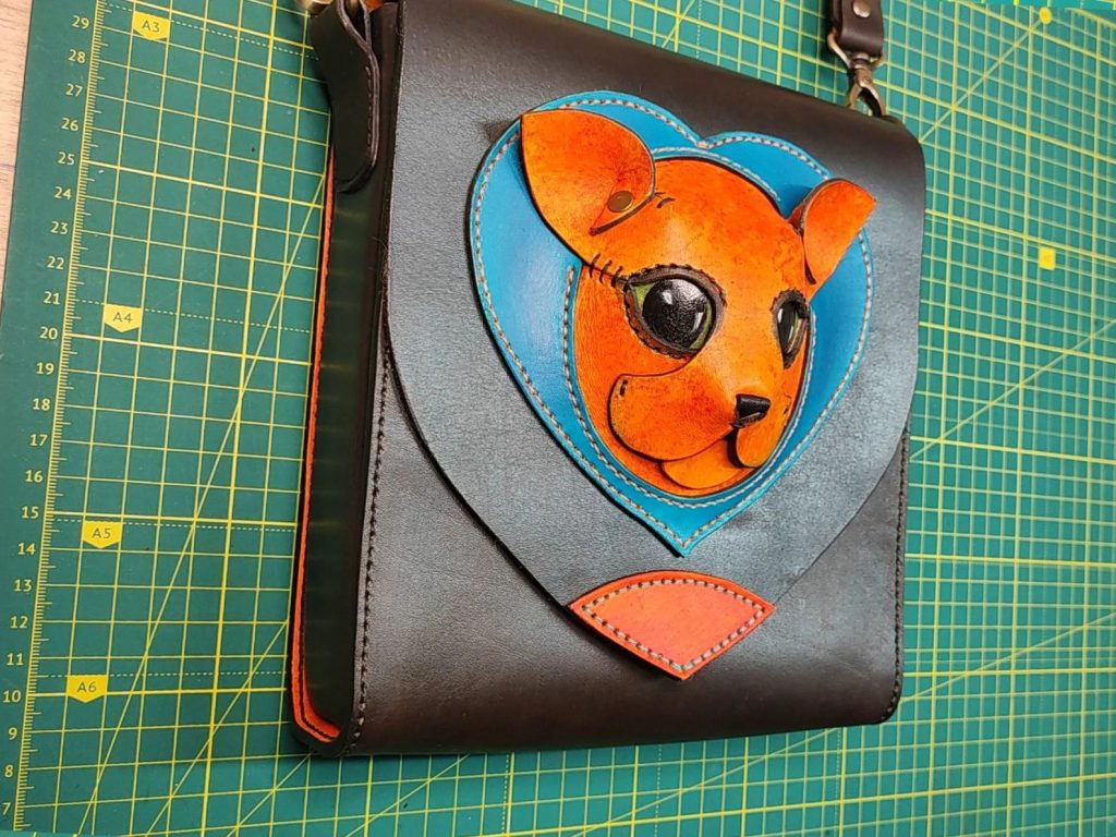 图片[1]-手工皮具图纸 狮子图案ts012-皮艺果手工皮具图纸