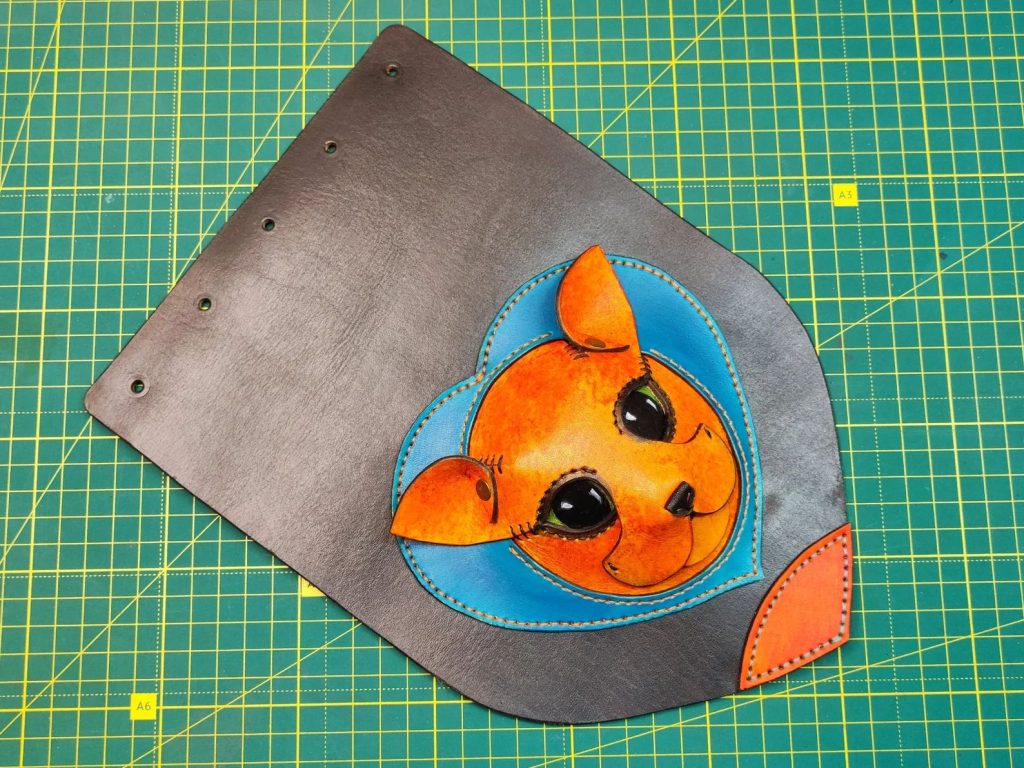 图片[3]-手工皮具图纸 狮子图案ts012-皮艺果手工皮具图纸