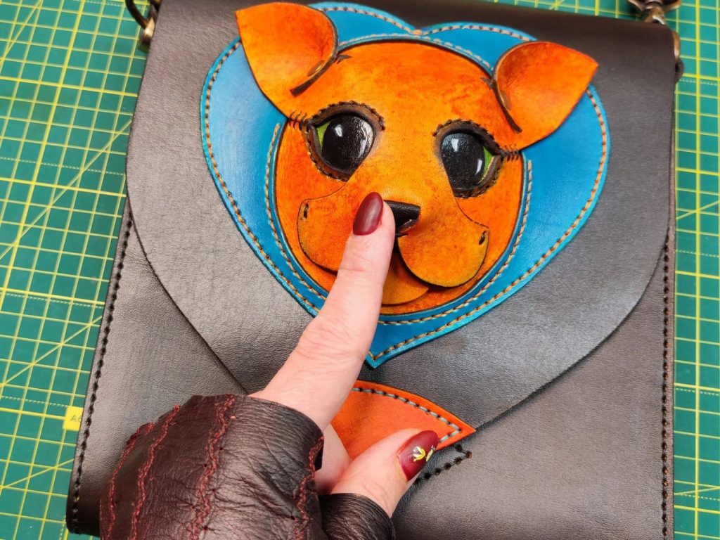 图片[2]-手工皮具图纸 狮子图案ts012-皮艺果手工皮具图纸