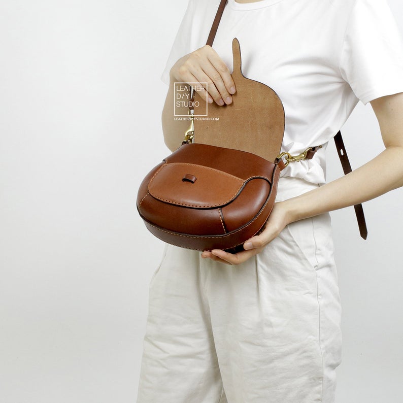 图片[3]-手工皮具图纸 挎包ls003-皮艺果手工皮具图纸