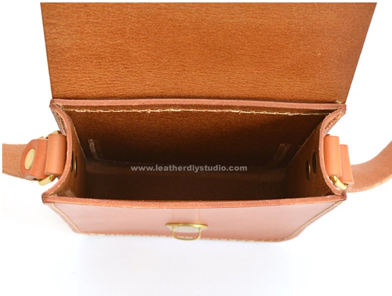 图片[2]-手工皮具图纸 挎包ls014-皮艺果手工皮具图纸