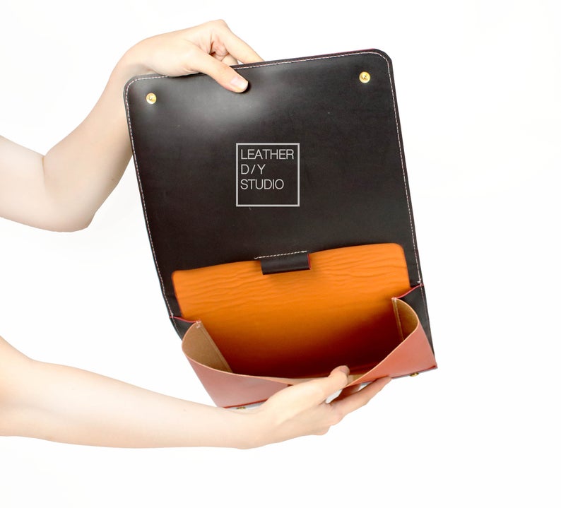 图片[3]-手工皮具图纸 书皮ls018-皮艺果手工皮具图纸