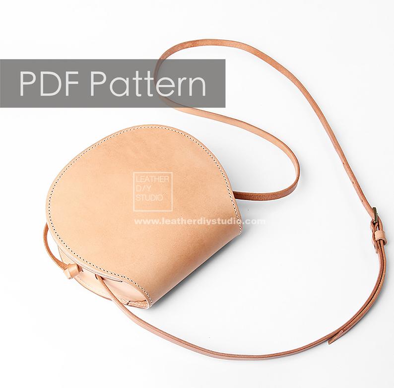 图片[3]-手工皮具图纸 挎包ls022-皮艺果手工皮具图纸