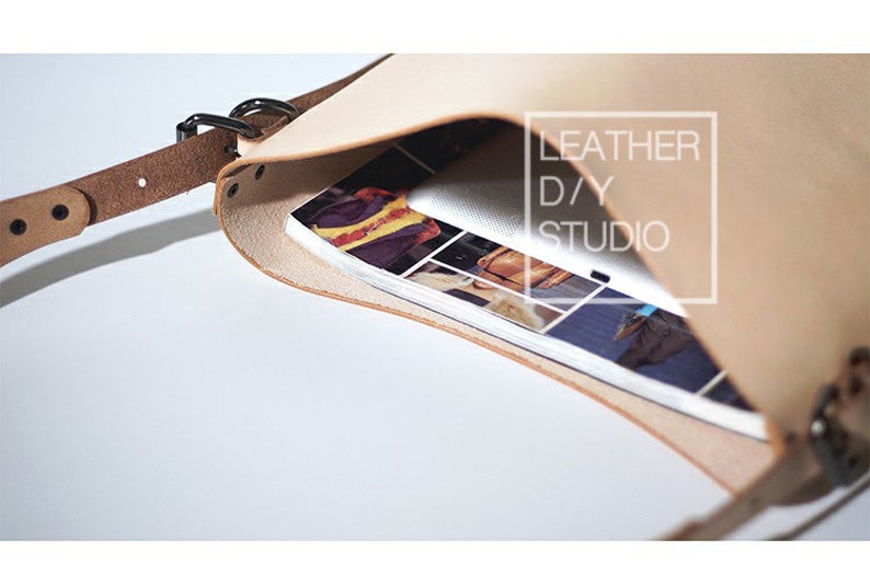 图片[3]-手工皮具图纸 单肩包ls023-皮艺果手工皮具图纸