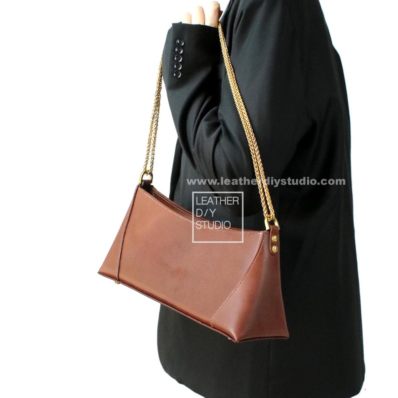 图片[3]-手工皮具图纸 法棍包ls025-皮艺果手工皮具图纸