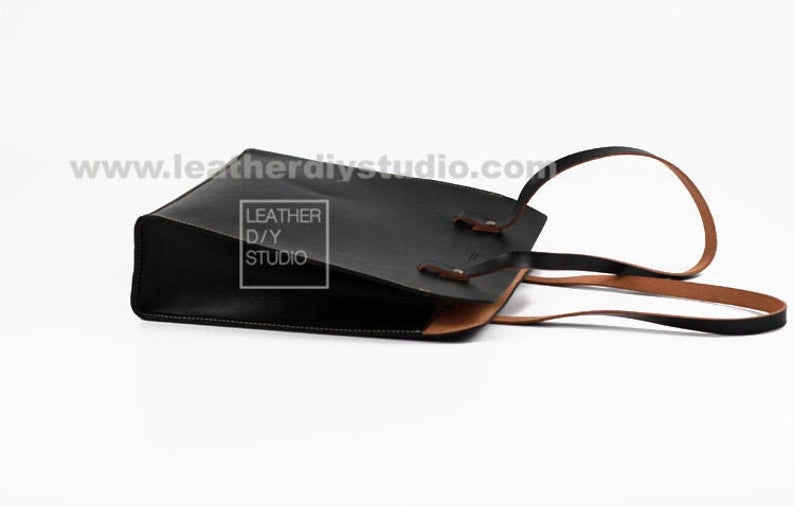 图片[3]-手工皮具图纸 托特包ls031-皮艺果手工皮具图纸