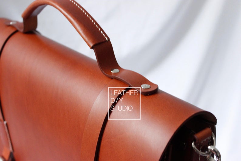 图片[3]-手工皮具图纸 公文包ls032-皮艺果手工皮具图纸