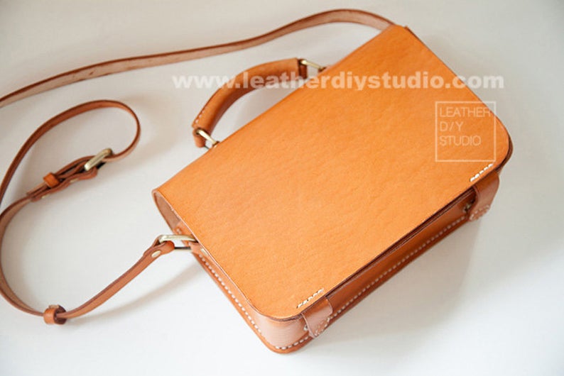 图片[2]-手工皮具图纸 手提包ls035-皮艺果手工皮具图纸