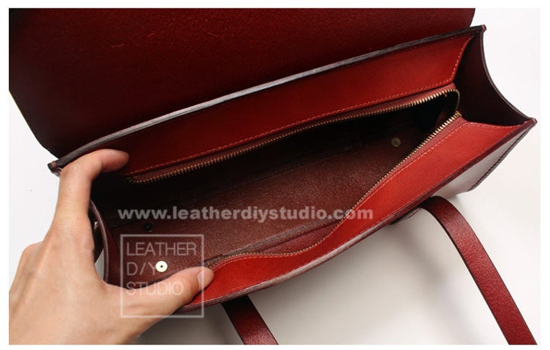 图片[3]-手工皮具图纸 挎包ls039-皮艺果手工皮具图纸