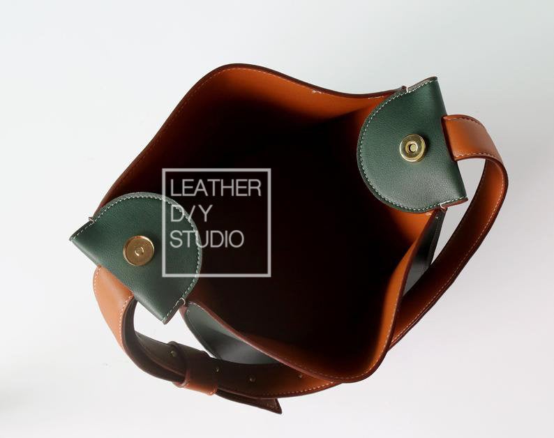 图片[2]-手工皮具图纸 肩挎包ls042-皮艺果手工皮具图纸