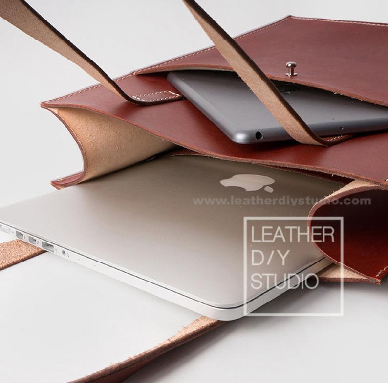 图片[3]-手工皮具图纸 托特包ls048-皮艺果手工皮具图纸