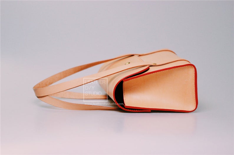 图片[2]-手工皮具图纸 手提包ls052-皮艺果手工皮具图纸