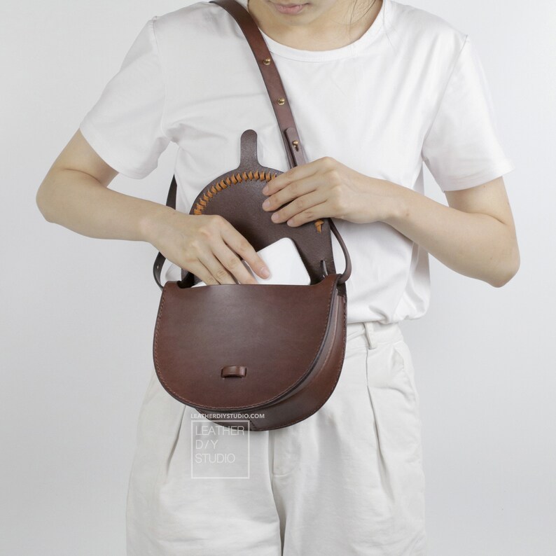 图片[2]-手工皮具图纸 挎包ls068-皮艺果手工皮具图纸