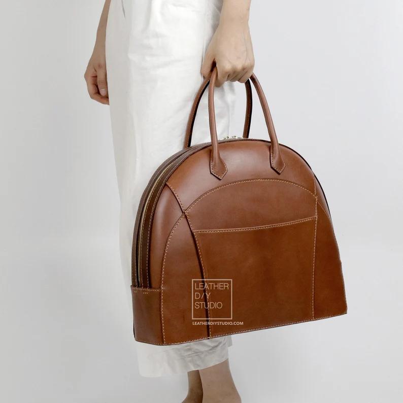 图片[3]-手工皮具图纸 贝壳包ls069-皮艺果手工皮具图纸