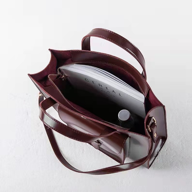 图片[2]-手工皮具图纸 公文包ls071-皮艺果手工皮具图纸