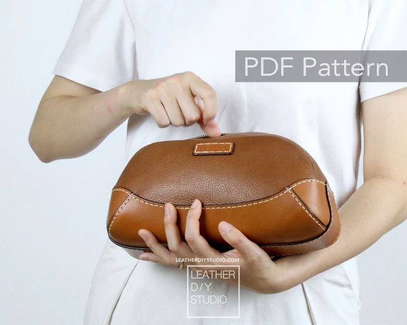 图片[3]-手工皮具图纸 手拿包ls072-皮艺果手工皮具图纸