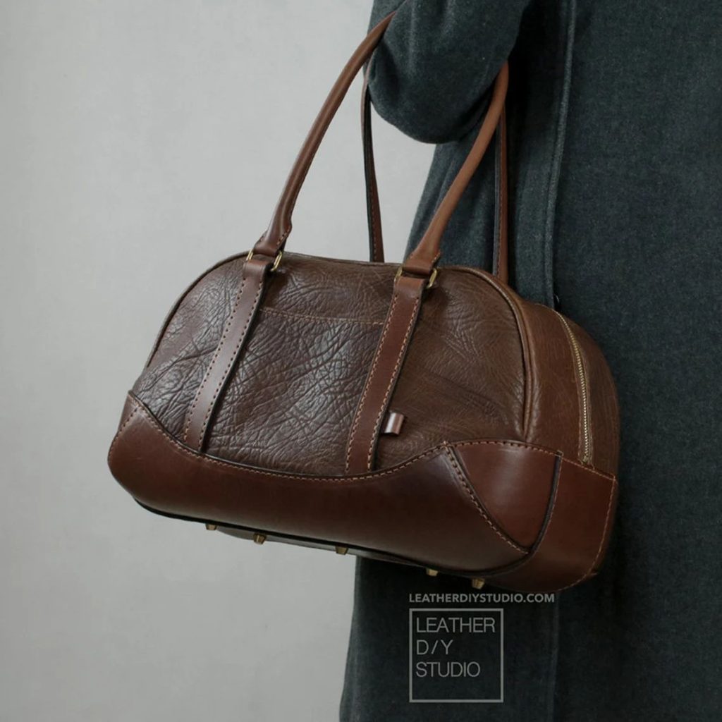 图片[1]-手工皮具图纸 旅行包ls078-皮艺果手工皮具图纸