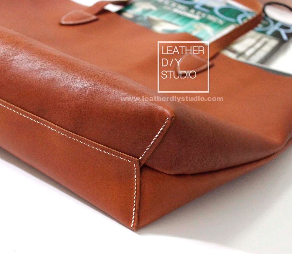 图片[2]-手工皮具图纸 托特包ls080-皮艺果手工皮具图纸