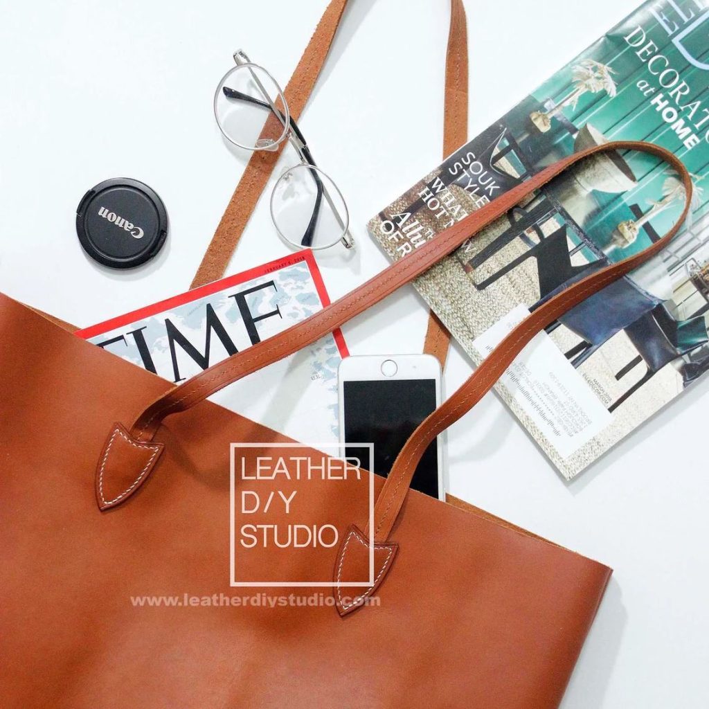 图片[3]-手工皮具图纸 托特包ls080-皮艺果手工皮具图纸