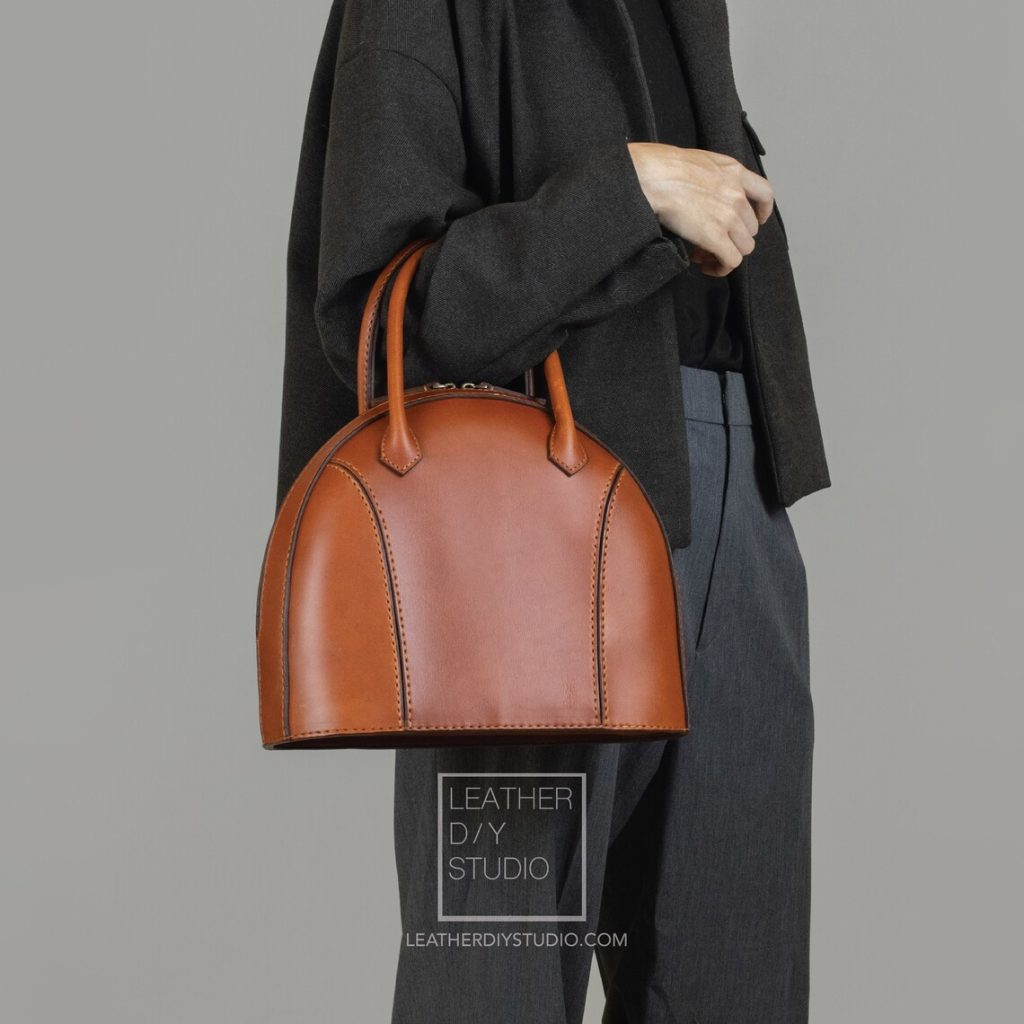 图片[1]-手工皮具图纸 贝壳包ls083-皮艺果手工皮具图纸