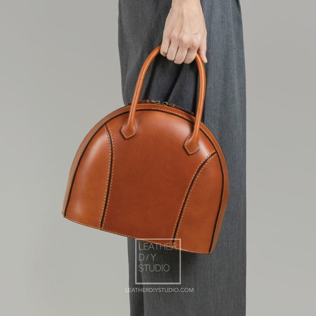 图片[3]-手工皮具图纸 贝壳包ls083-皮艺果手工皮具图纸