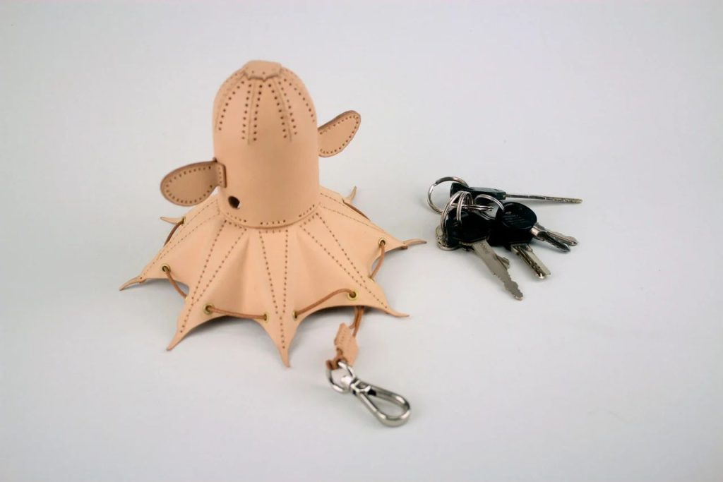 图片[1]-手工皮具图纸 章鱼挂件zt001-皮艺果手工皮具图纸