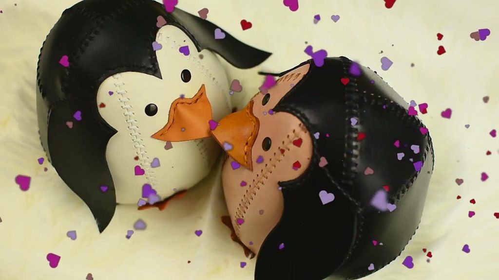 图片[1]-手工皮具图纸 皮企鹅lh003-皮艺果手工皮具图纸