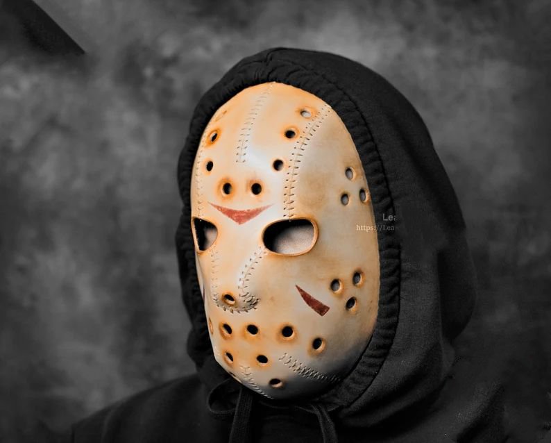 图片[3]-手工皮具图纸 杰森面具lh005-皮艺果手工皮具图纸