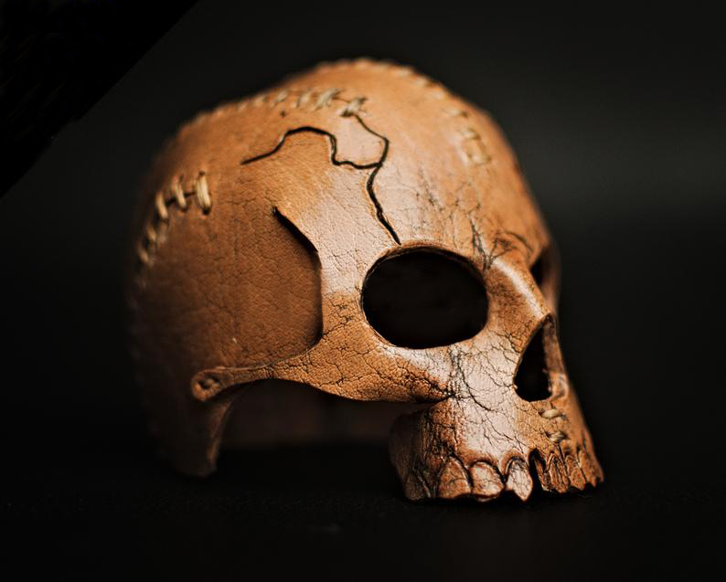 图片[3]-手工皮具图纸 头骨lh006-皮艺果手工皮具图纸