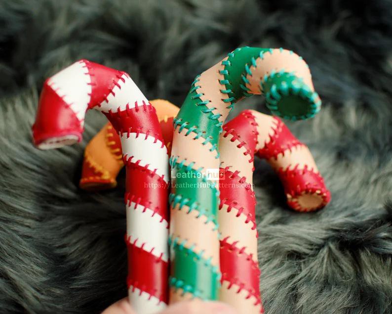 图片[2]-手工皮具图纸 手杖lh008-皮艺果手工皮具图纸