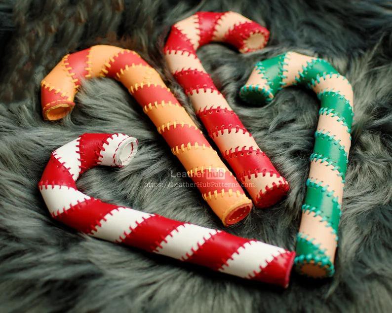 图片[3]-手工皮具图纸 手杖lh008-皮艺果手工皮具图纸