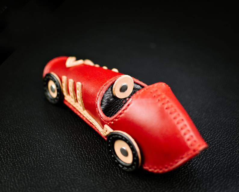 图片[2]-手工皮具图纸 小汽车lh012-皮艺果手工皮具图纸