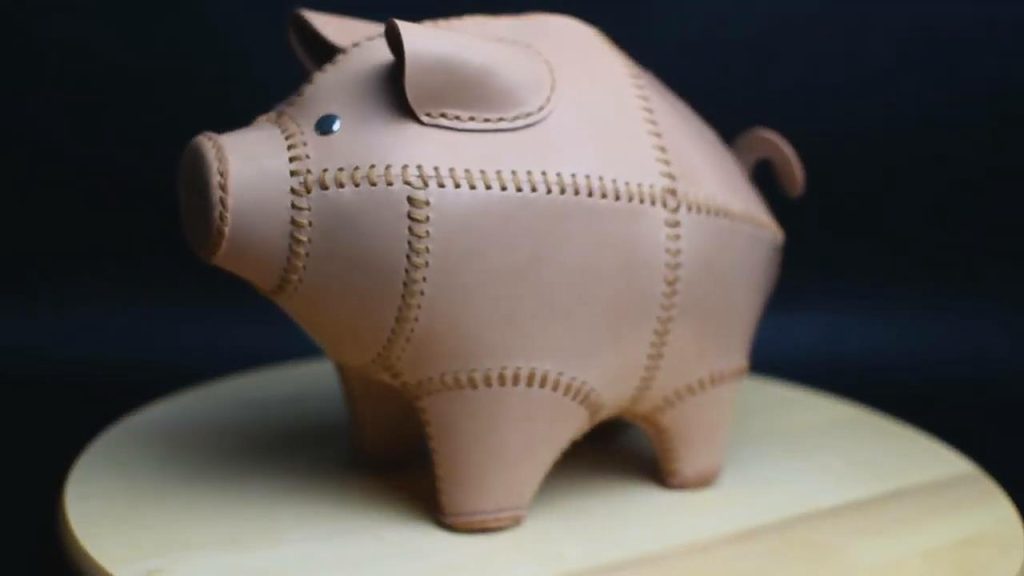 图片[2]-手工皮具图纸 皮小猪存钱罐lh016-皮艺果手工皮具图纸