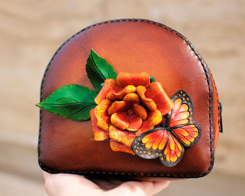 图片[2]-手工皮具图纸 化妆包lh027-皮艺果手工皮具图纸