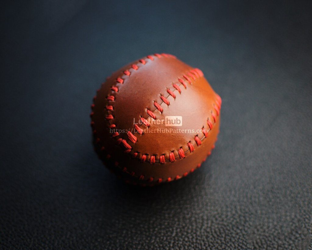 图片[3]-手工皮具图纸 棒球lh031-皮艺果手工皮具图纸