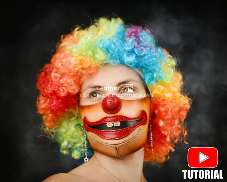 图片[3]-手工皮具图纸 皮小丑lh036-皮艺果手工皮具图纸