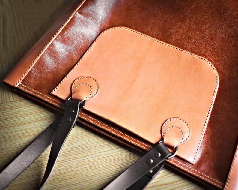 图片[2]-手工皮具图纸 托特包lh037-皮艺果手工皮具图纸